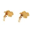 Image 2 : Chanel Clover Leaf Earrings Gold Plated Metal, resin