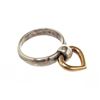Image 2 : Hermes Heart Ring Ring Silver/Gold Silver/Gold Metal