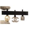 Image 4 : Chanel CC and Pearl Aux Charms Charms Silver Plated Metal, rhinestones, faux pea
