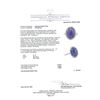 Image 5 : 13.60 ctw Tanzanite And Diamond Ring - 14KT White Gold