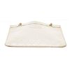 Image 4 : Chanel Chain Bag Handbag White lambskin