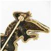 Image 4 : Vintage Solid 18k Green Gold 1988 Kieselstein Cord Detailed Alligator Brooch Pin