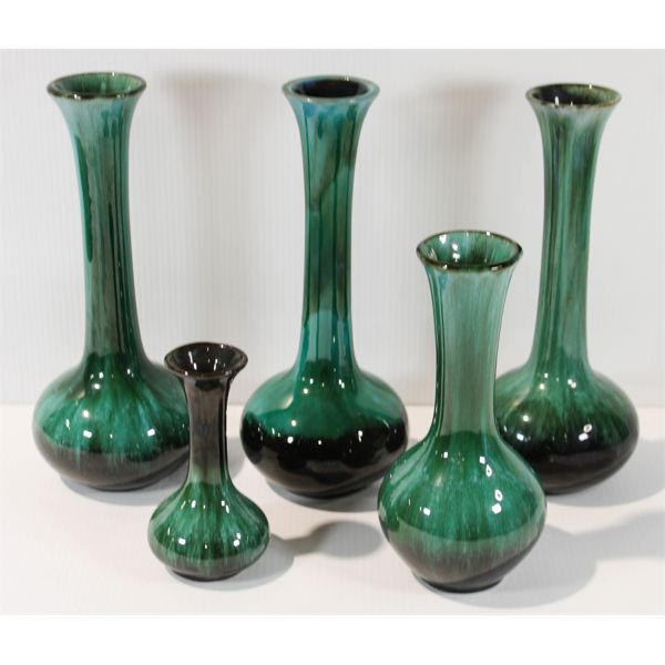 ASSORT. BLUE MOUNTAIN POTTERY VASES