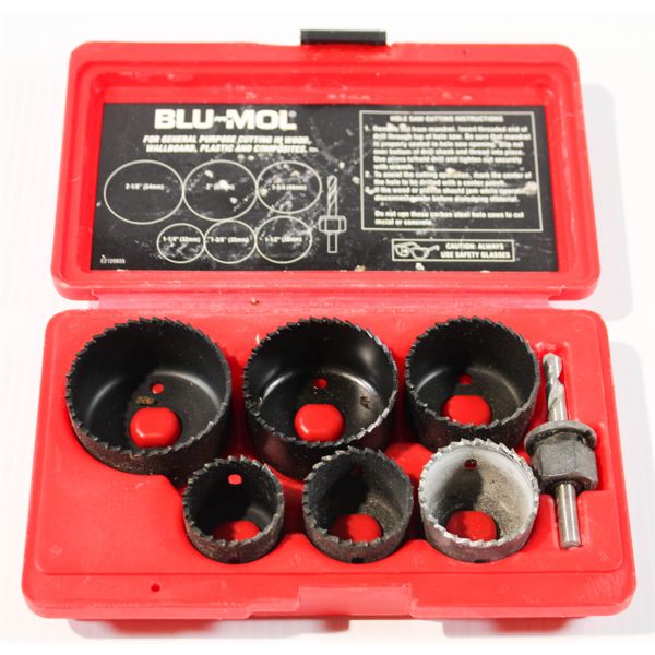BLUMOL 6PCS HOLE SAW CUTTING SET