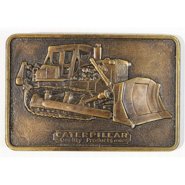 CATERPILLAR DOZER BELT BUCKLE
