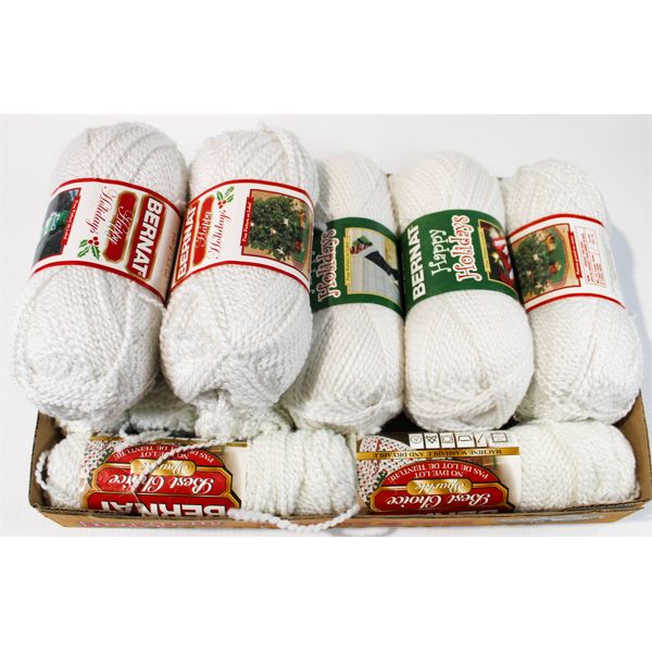 ASSORT. BERNAT HOLIDAY HOBBY YARN