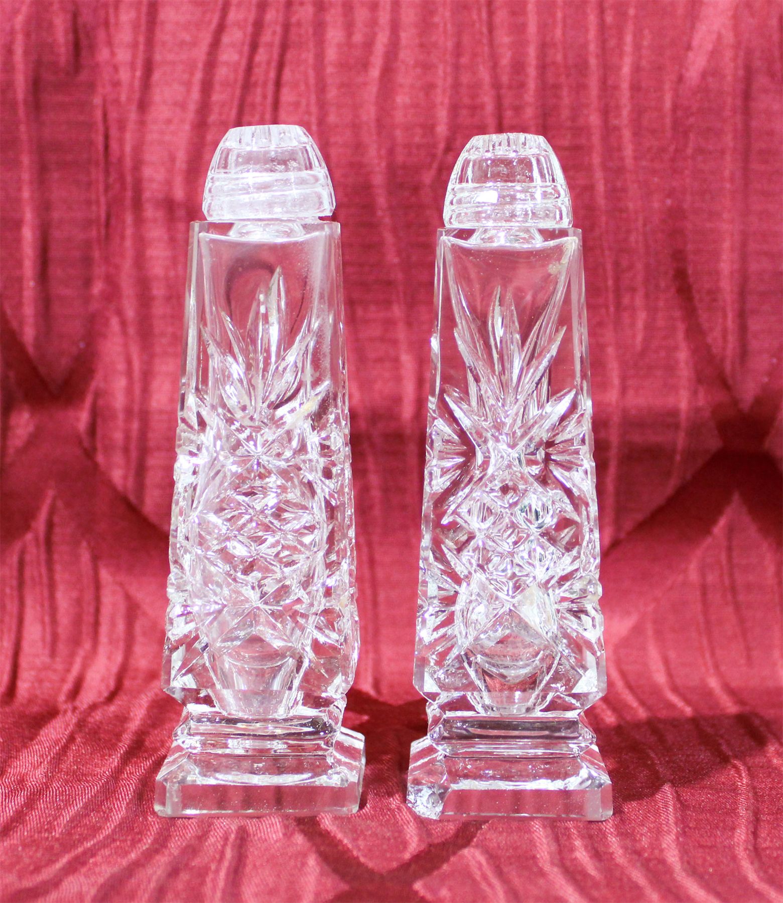 Crystal round salt shaker and pepper main image 0