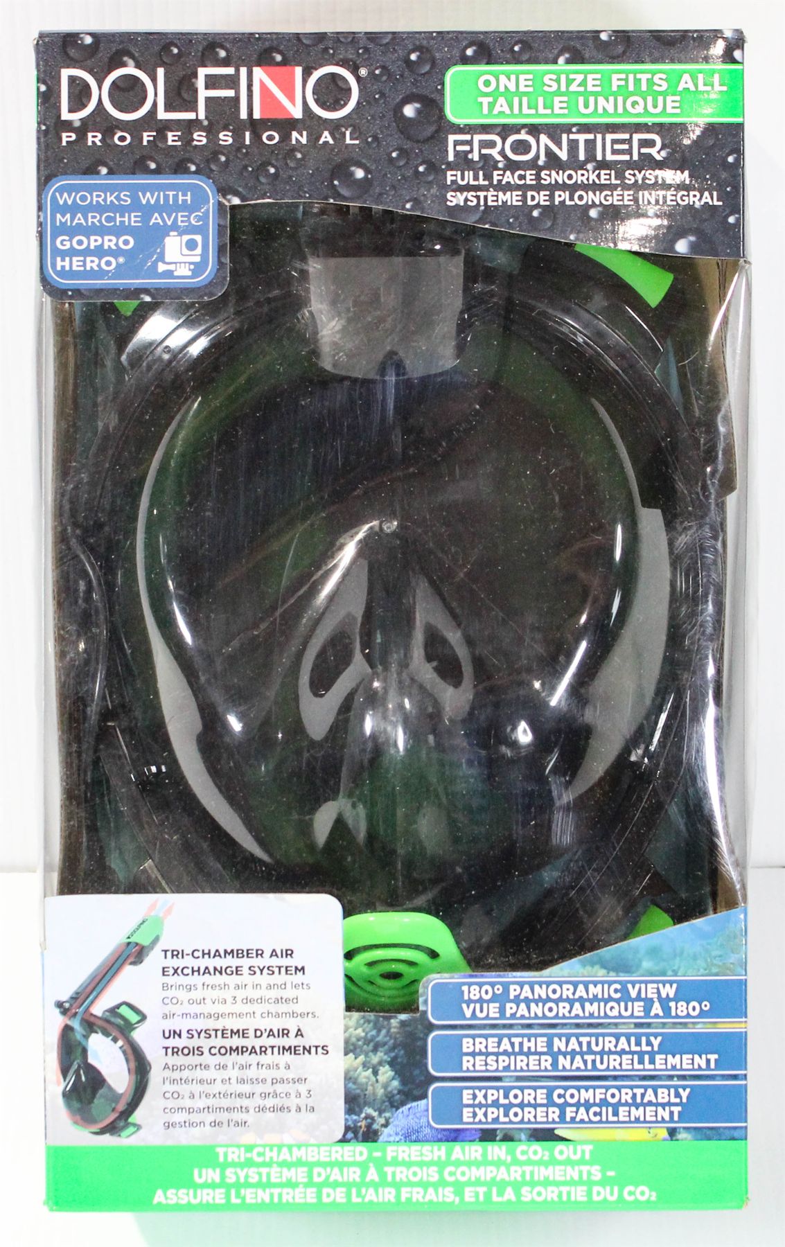 DOLFINO PRO FULL FACE SNORKEL SYSTEM