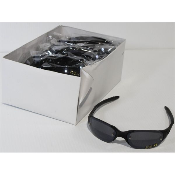 12 PAIRS SMOKE BLACK DESIGNER SUNGLASSES