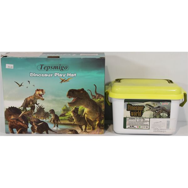 DINOSAUR PLAYMAT & DINOSAUR TOYS