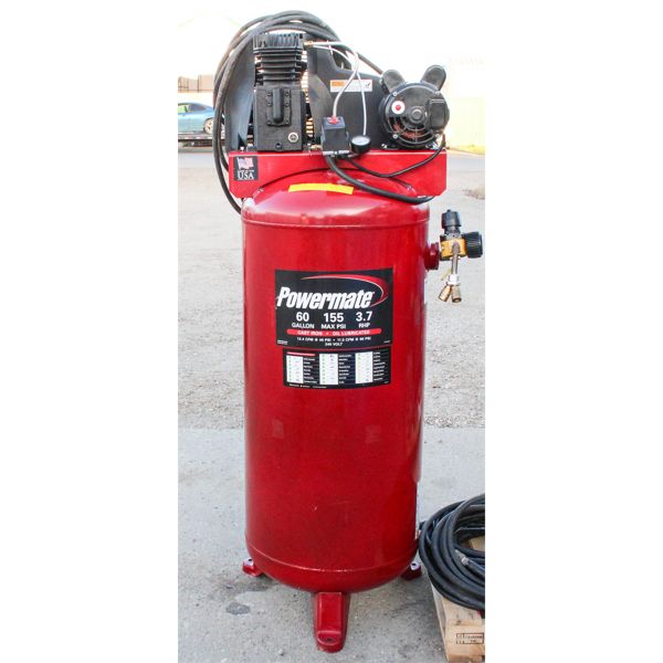 POWERMATE 60 GALLON STATIONARY AIR COMPRESSOR