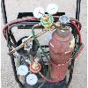 Image 3 : ACETYLENE CUTTING TORCH TANKS CART ETC.