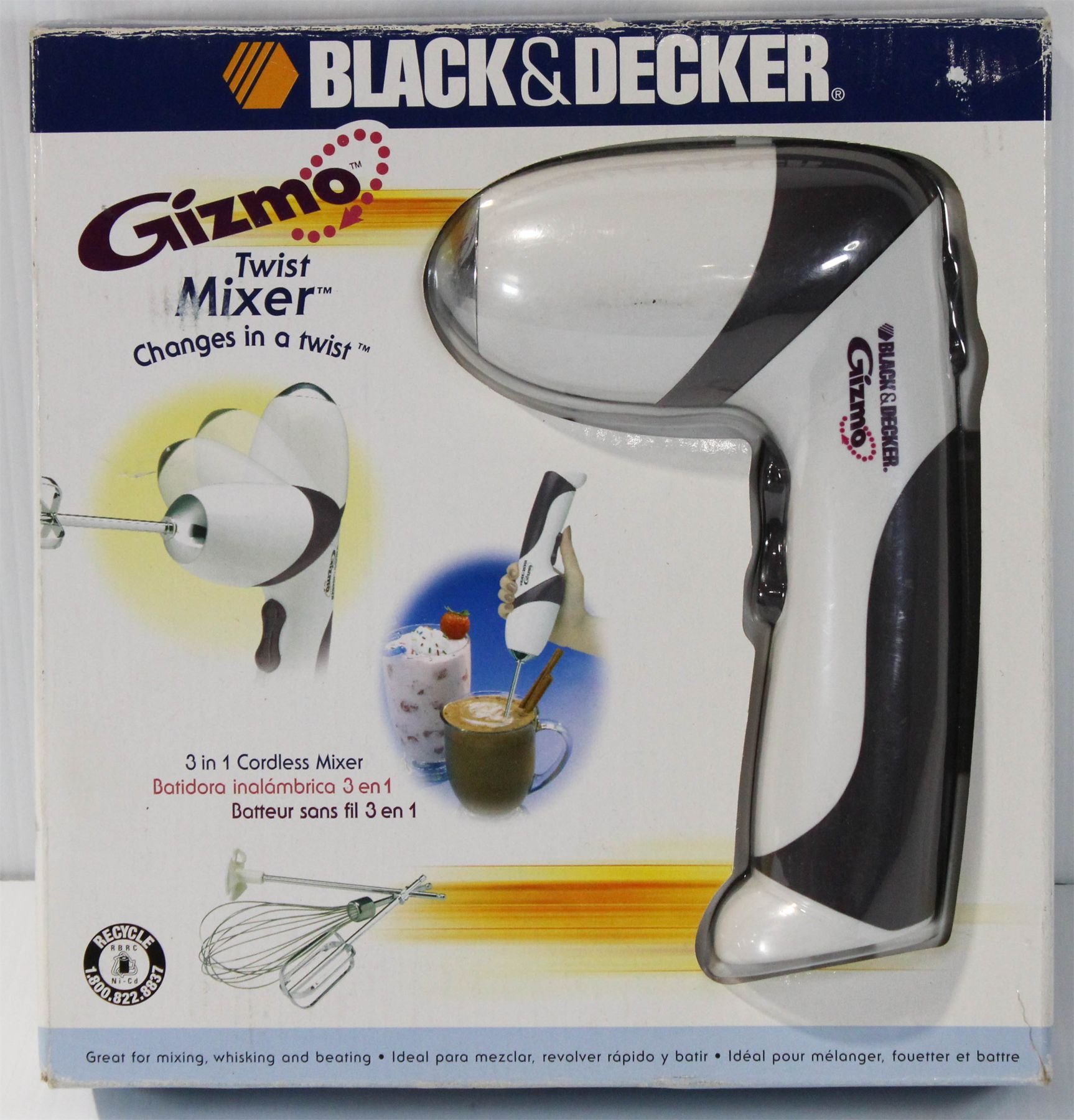 BLACK & DECKER GIZMO TWIST MIXER 3 IN 1CORDLESS