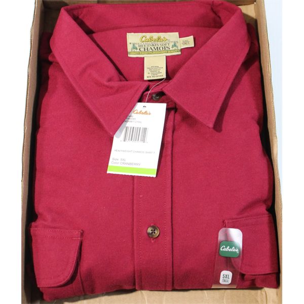 CABELA'S DEER SKIN SOFT CHAMOIS SHIRT