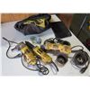 Image 1 : Qty 3 DeWalt Tools: DW898 Nibbler, DW887 Grinder, D28402 Angle Grinder w/Accessories in Case