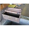 Image 2 : Rolling Metal Box w/ Hinged Lid & Kennedy CS-16-637460 Toolbox