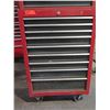 Image 2 : Craftsman Rolling 9-Drawer Toolbox & Contents: Parts, Tools, Hardware, etc 27"x18"x40"H
