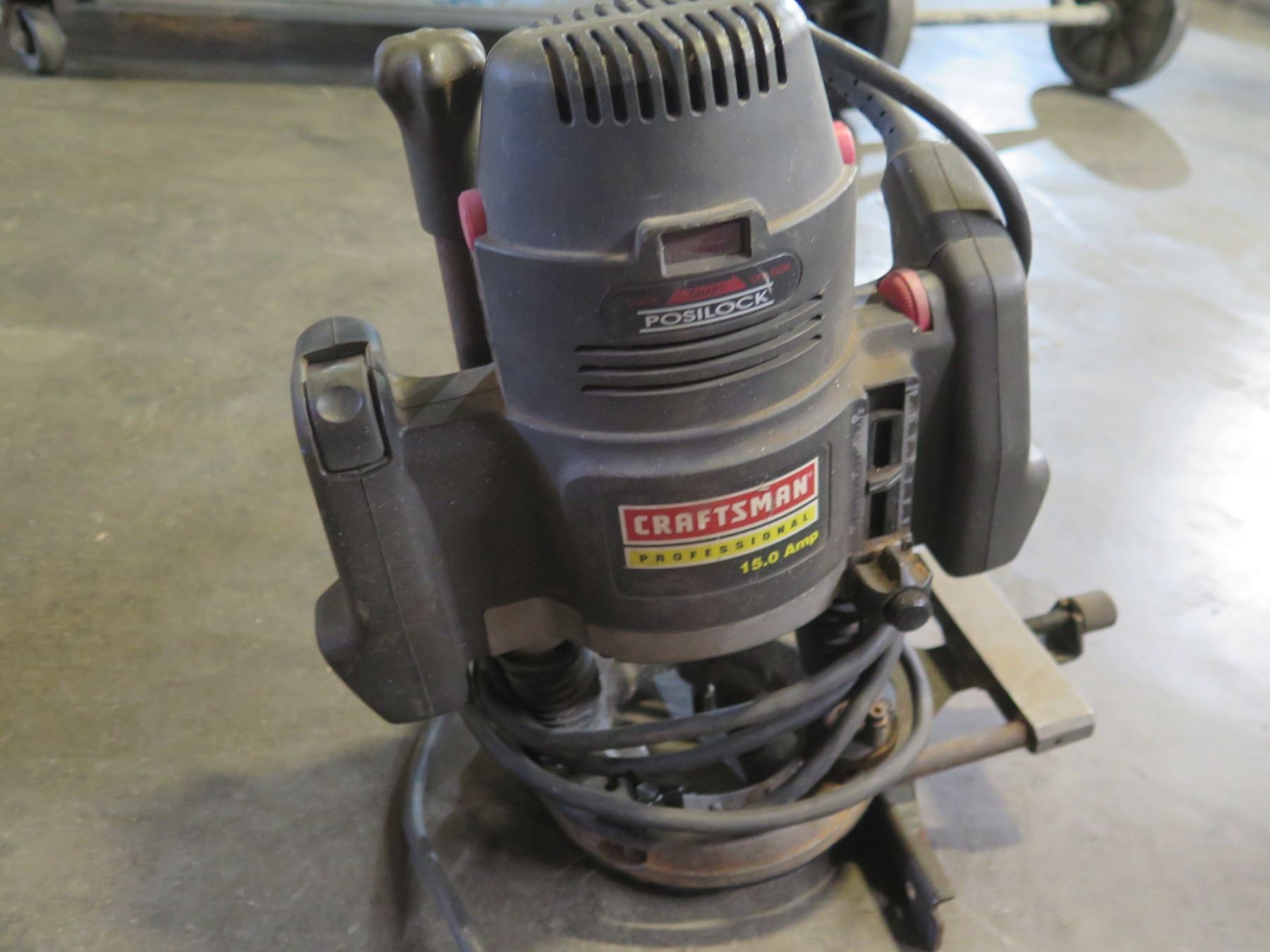 Craftsman Posilock Plunge Router - Oahu Auctions