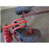 Image 8 : Rolling Garden Cart w/ Seat & Metal Basket