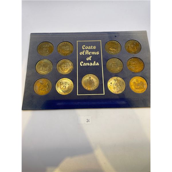 Canadian Coats of Arms Tokens