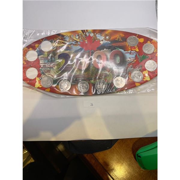 Canadian 2000 Quarter Set