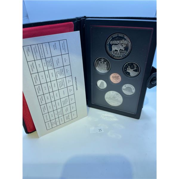 1985 Canadian Double Dollar Proof Set (23.33g 50% Silver)