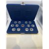 Image 1 : 1992 Canada 125th Anniversary 13-coin Sterling Silver Proof 25-cent Set with Loon Dollar