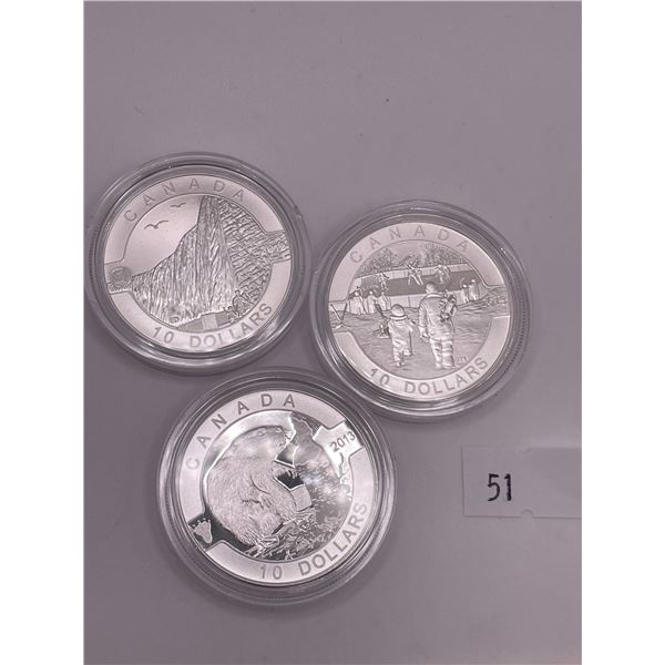 2013 $10 O Canada - Niagara Falls, The Beaver, O Canada Hockey