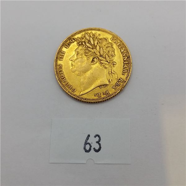 1821 Gold Sovereign George IV
