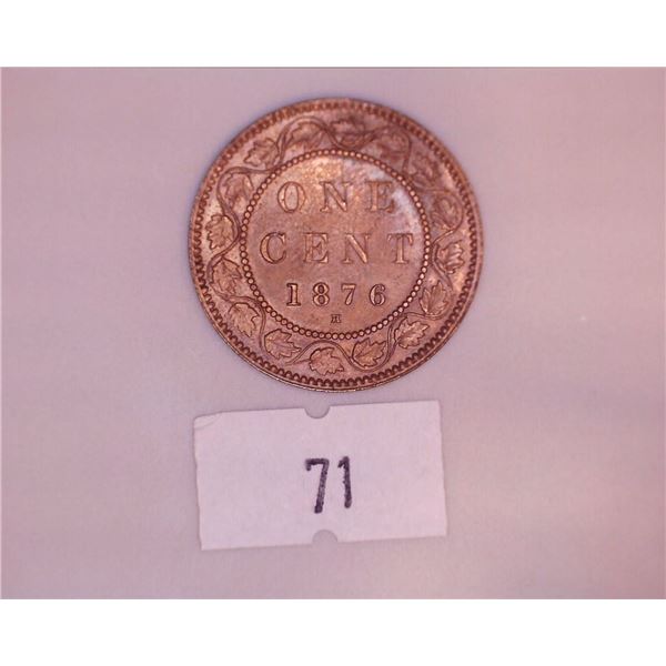 1876H Victoria Large Cent