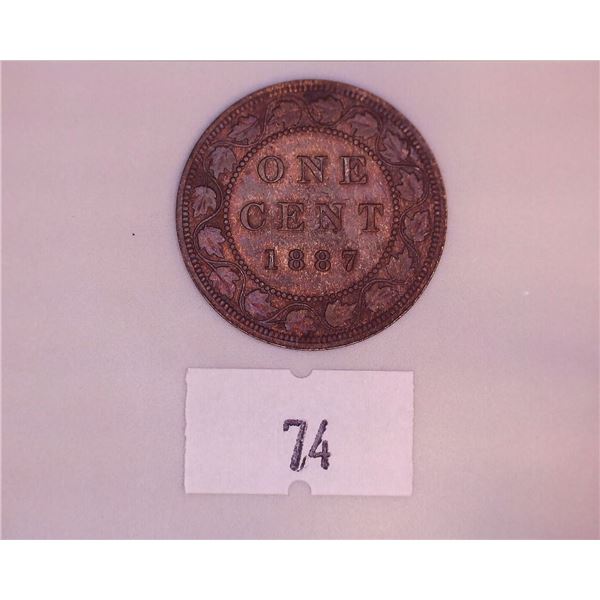 1887 Victoria Large Cent