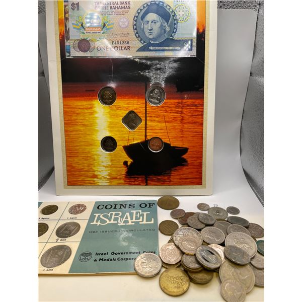 Variety Of Foreign Coins