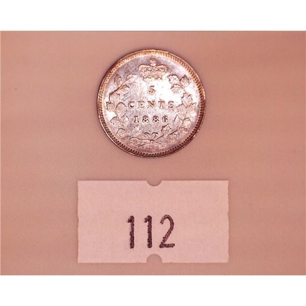 1886 5 Cents - Victoria