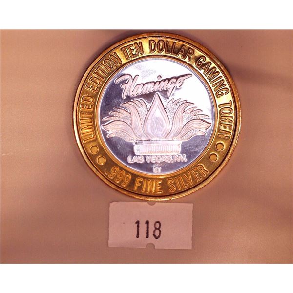 Las Vegas Silver Casino Token - Flamingo Hilton