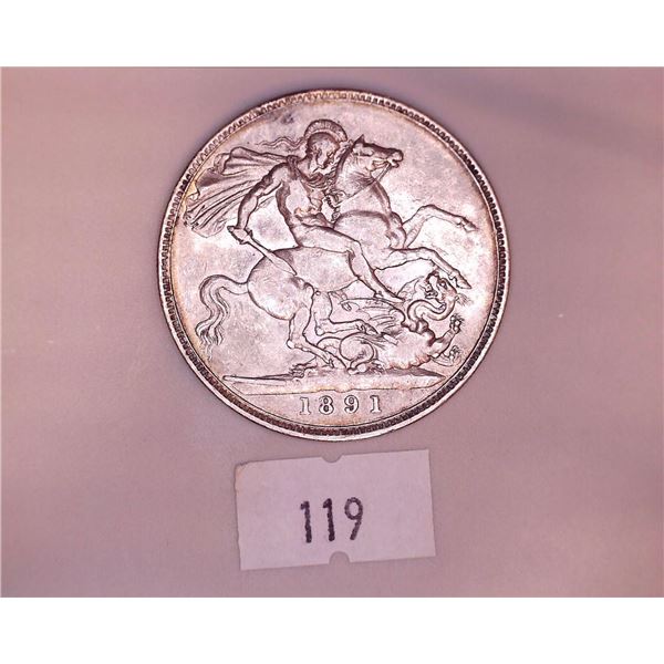 1891 British Crown - Victoria