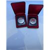 Image 1 : 2x 1978 Commonwealth Games Silver Dollars 23.32g 50% silver/each