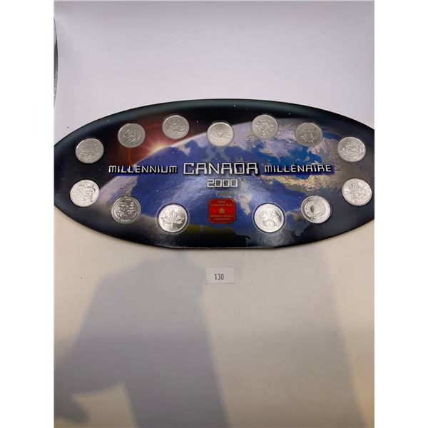 2000 Millennium Canadian Quarter Set