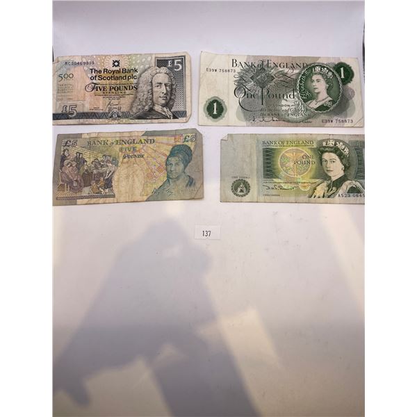 4x European Bills (Scotland + England)