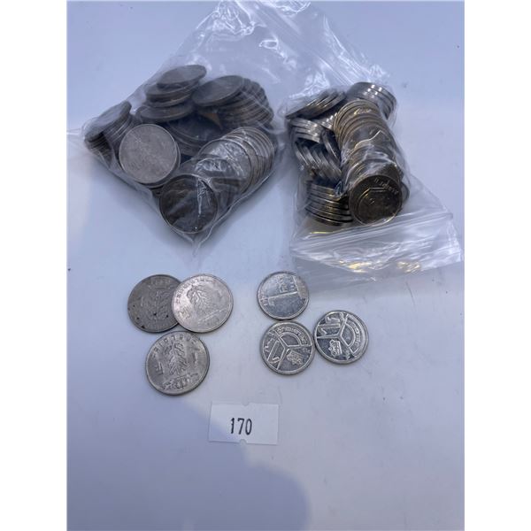 Collection of Modern Belgium Francs