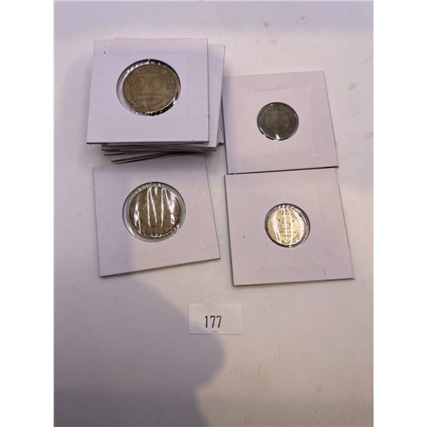 Collection of Coins from France