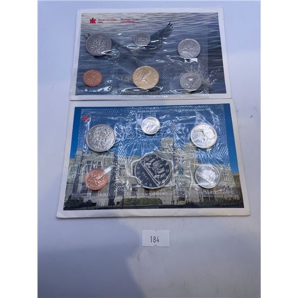 1987 + 1989 Canadian Proof Sets