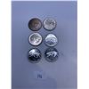 Image 1 : 6x 1967 Canadian Quarters (5.81g 80% Silver/each)