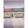 Image 1 : Canadian Banknotes (1x 1954 $1 + $2 *Modified Portraits*, 2x 1973 $1)