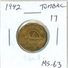 Image 1 : 1942 Tombac 5 Cents. MS-63.