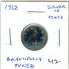 Image 1 : 1968 Silver 10 Cents. EF-40. Beautifully Toned.