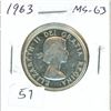 Image 1 : 1963 Silver 50 Cents. MS-63.