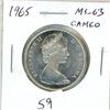 Image 1 : 1965 Silver 50 Cents. MS-63. Cameo.