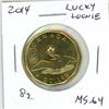 Image 1 : 2014 Lucky Loonie. MS-64.