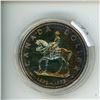 Image 2 : 1973 RCMP Centennial Silver Dollar. Specimen-65. Beautifully Toned.
