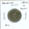 Image 1 : Belgium. 1862 10 Cent. VF. Holed.